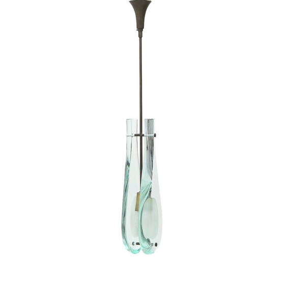 Image 1 of Vintage model "2259" hanglamp van Max Ingrand voor Fontana Arte, jaren 1950