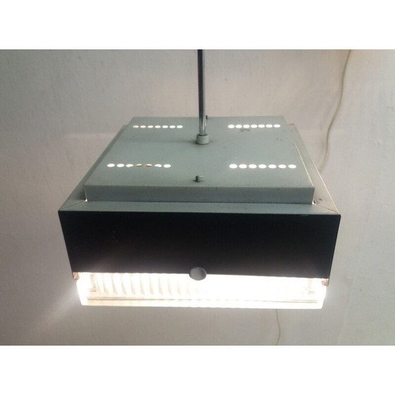 Image 1 of Mid-eeuwse kroonluchter en wandlamp Drupol, 1970