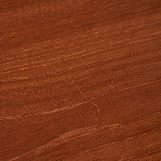 Image 1 of Vintage teakhouten eettafel met 2 verlengstukken door Henry Kjærnulf voor Vejle, 1960