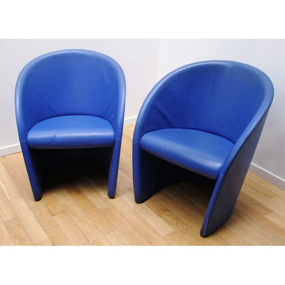 Image 1 of Paar vintage fauteuils van Poltrona Frau