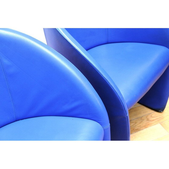 Image 1 of Paar vintage fauteuils van Poltrona Frau