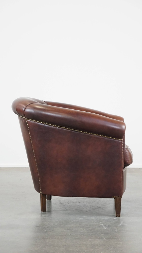 Image 1 of Rundleren Clubfauteuil In Engelse Stijl