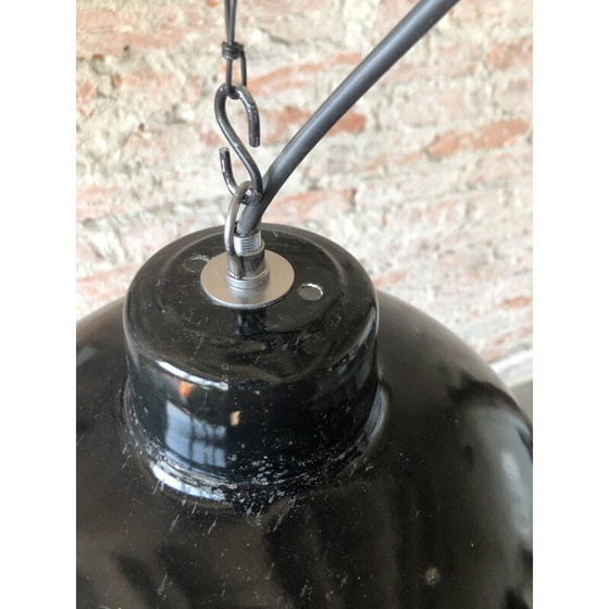 Image 1 of Vintage industriële hanglamp van Tgl Leuchtenbau Leipzig, Duitsland 1950