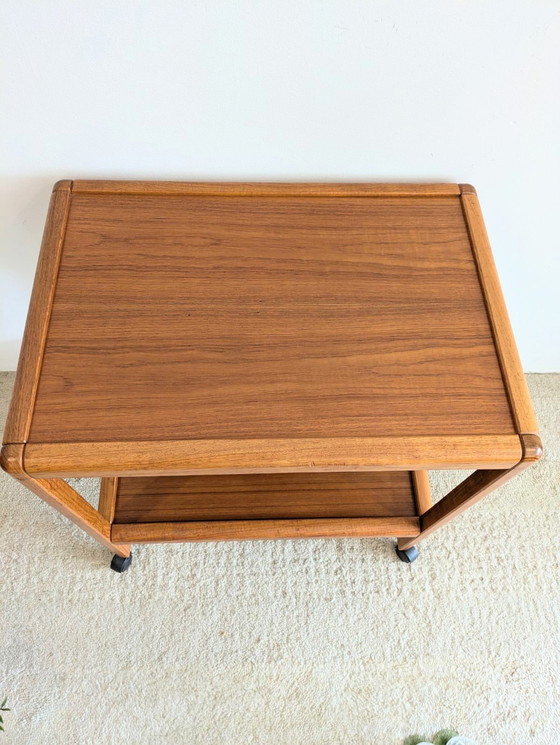 Image 1 of Vintage Deense Trolley, Sidetable, Serveerwagen 