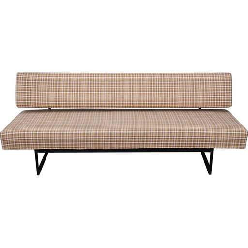 Vintage 2-zits geruite sofa van Dieter Wäckerlin voor Idealheim, Zwitserland, 1960