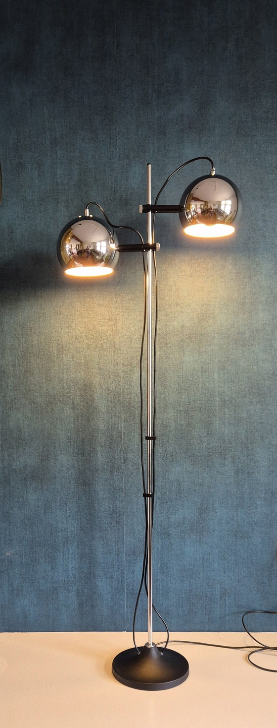 Image 1 of Herda Vloerlamp / Bollenlamp Jaren 70