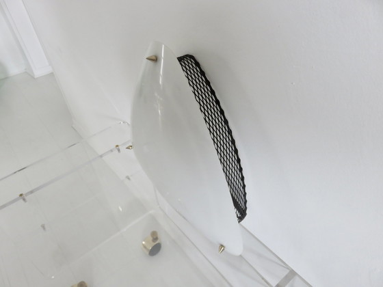 Image 1 of Grote plexiglazen wandlamp "Télé Ambiance" Frankrijk, jaren 50 60
