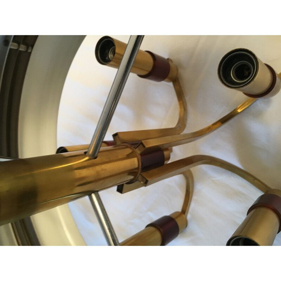 Image 1 of Vintage aluminium hanglamp, 1970