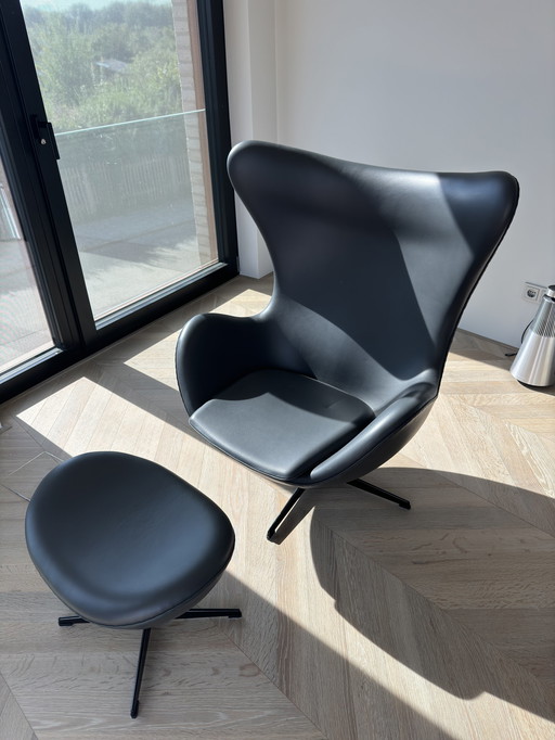 Fritz Hansen Egg Stoel Bruin Speciale Editie