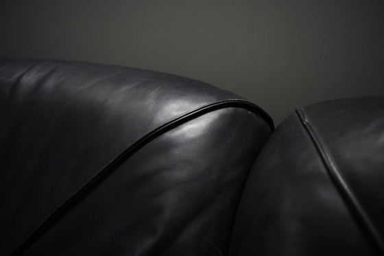 Image 1 of Prachtige Patate modulaire sofa in origineel zwart leer voor Airborne - Frankrijk