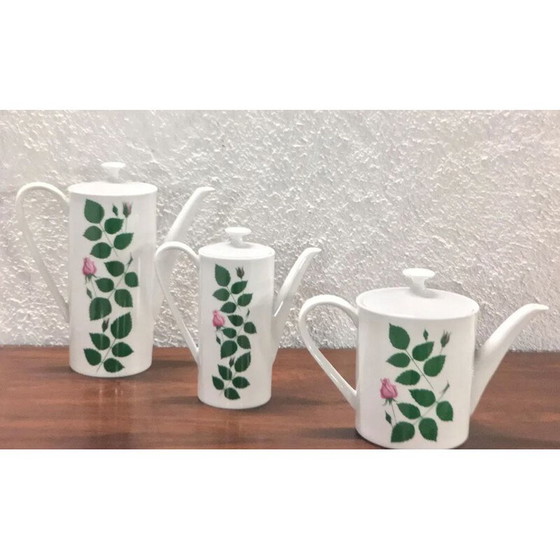 Image 1 of Vintage set thee-, koffie- en chocoladepotten van Arzberg, Duitsland 1970