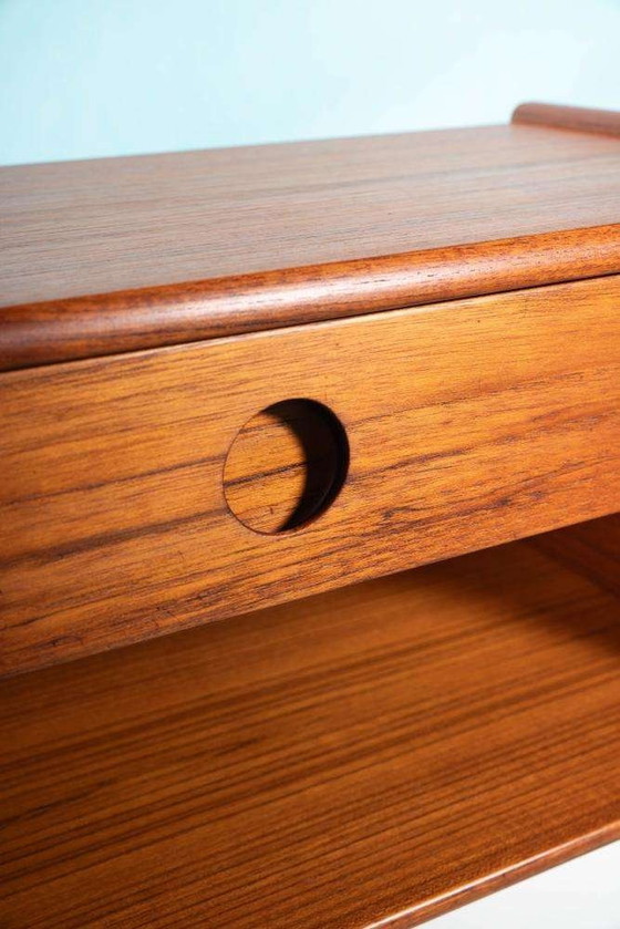 Image 1 of Midcentury teak wandset, minimalist Kai Kristiansen console