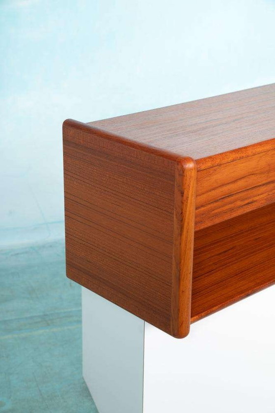 Image 1 of Midcentury teak wandset, minimalist Kai Kristiansen console