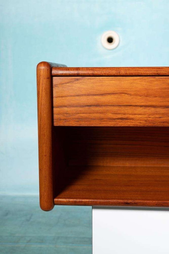 Image 1 of Midcentury teak wandset, minimalist Kai Kristiansen console