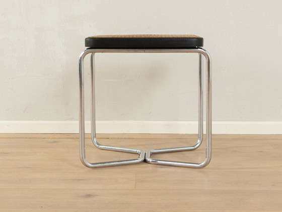 Image 1 of Legendarische kruk van stalen buizen, model B 56, Marcel Breuer voor Thonet