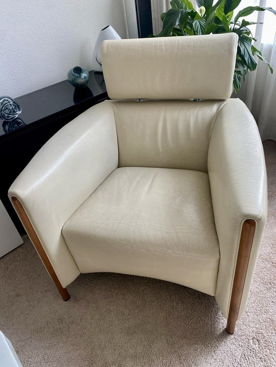 Image 1 of Leolux leren fauteuil