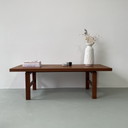 Vintage salontafel massief teakhout