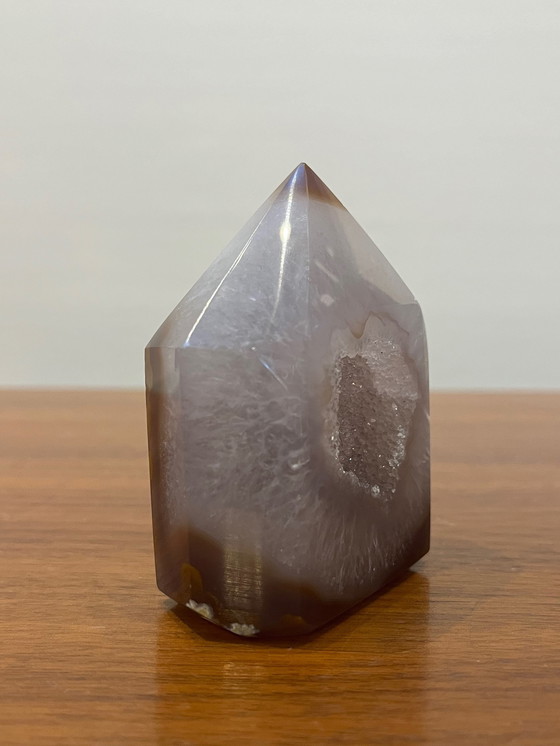 Image 1 of Braziliaanse Druzy Gebandeerde Agaat Toren