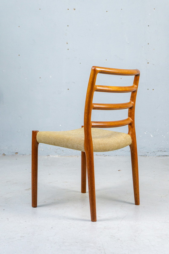 Image 1 of 6 Niels Møller Stoelen Nr. 85 Vintage Teak Deens