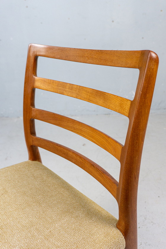 Image 1 of 6 Niels Møller Stoelen Nr. 85 Vintage Teak Deens