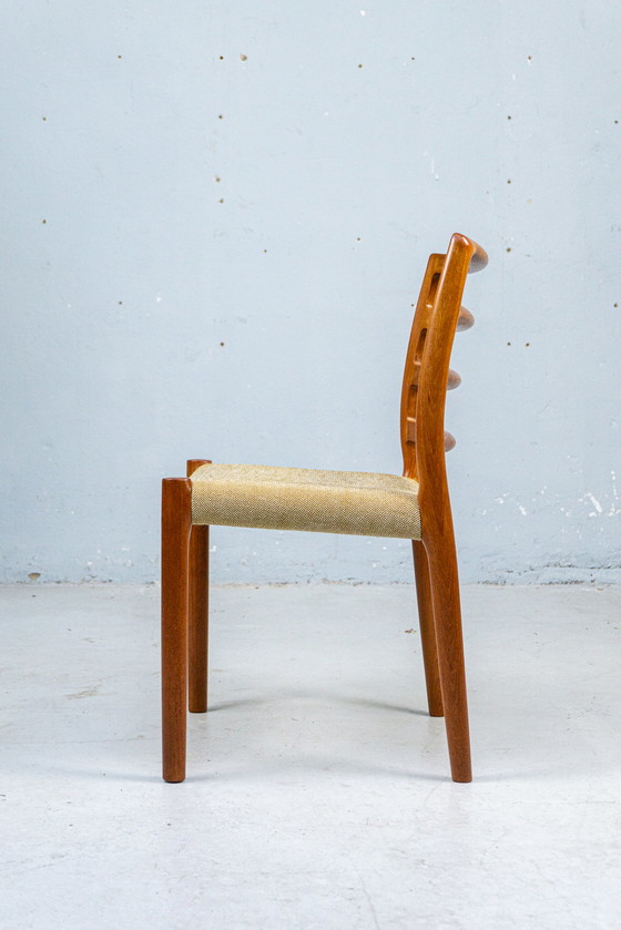 Image 1 of 6 Niels Møller Stoelen Nr. 85 Vintage Teak Deens