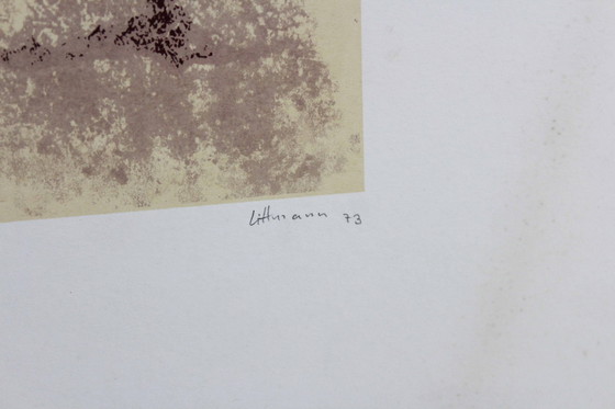 Image 1 of Print door Klaus Littmann 1970