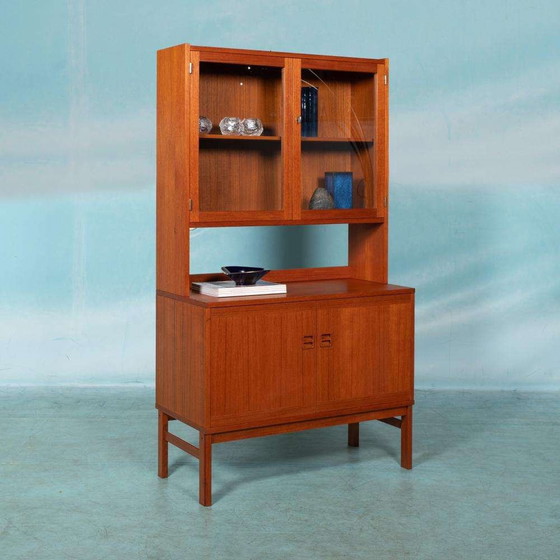 Image 1 of Vintage vitrinekast Scandinavisch design, teak buffet 1960s