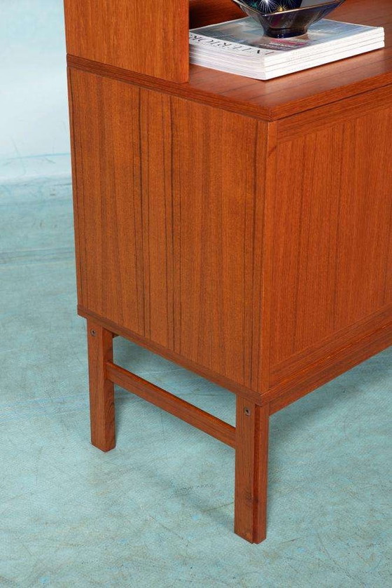 Image 1 of Vintage vitrinekast Scandinavisch design, teak buffet 1960s