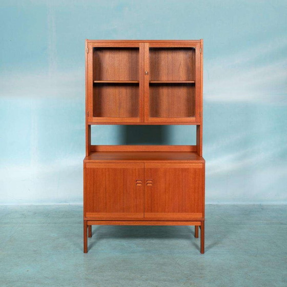 Image 1 of Vintage vitrinekast Scandinavisch design, teak buffet 1960s