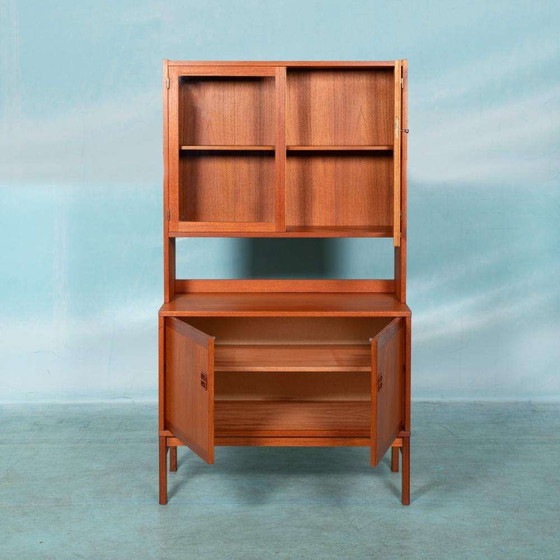 Image 1 of Vintage vitrinekast Scandinavisch design, teak buffet 1960s