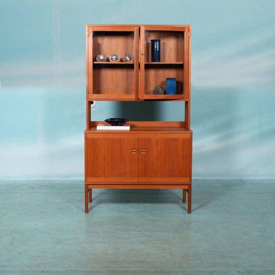 Image 1 of Vintage vitrinekast Scandinavisch design, teak buffet 1960s