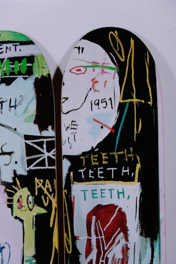 Image 1 of Jean-Michel Basquiat "Skateboard" Poster