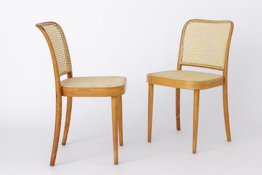 2 van 8 Ligna stoelen, jaren 1960-1970, Tsjecho-Slowakije, Vintage