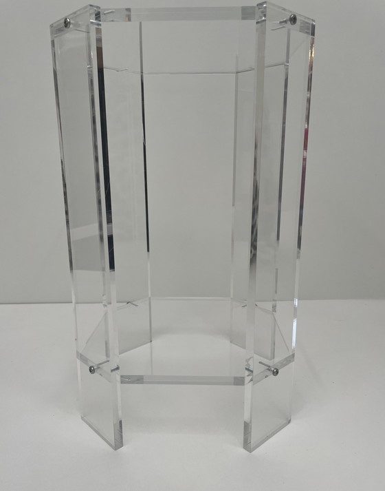 Image 1 of Vintage plexiglas pilaar