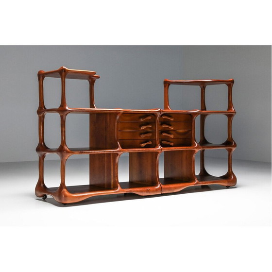 Image 1 of Vintage open opbergplanken van Charles Fisher en Howard Osinski, 1970