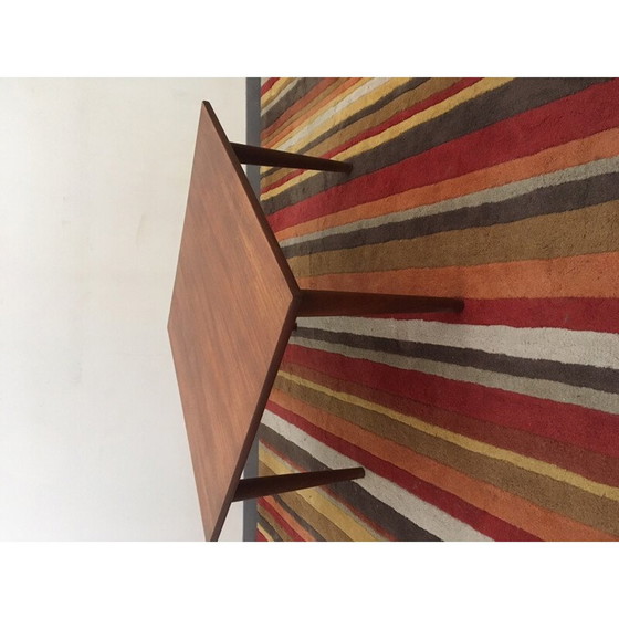 Image 1 of Scandinavische bijzettafel in teak - jaren 1960