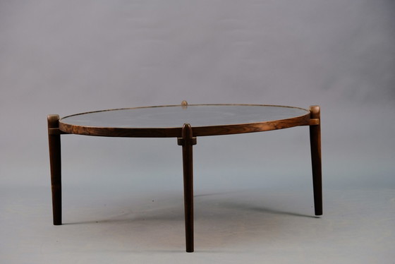 Image 1 of Vintage aluminium salontafel van Heinz Lilienthal, jaren 60