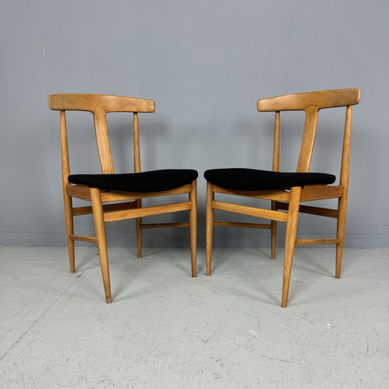 Image 1 of 2x Mid century Deens design stoelen