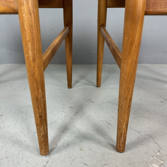 Image 1 of 2x Mid century Deens design stoelen