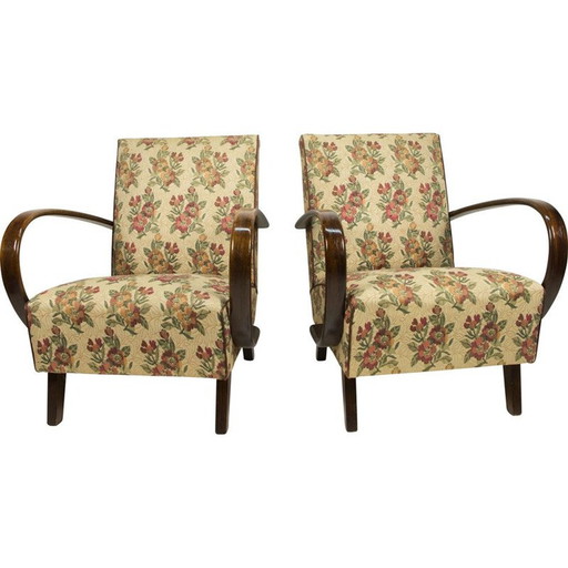 Paar vintage fauteuils van Jindrich Halabala, 1940