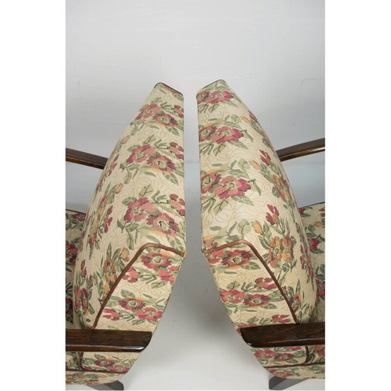 Image 1 of Paar vintage fauteuils van Jindrich Halabala, 1940