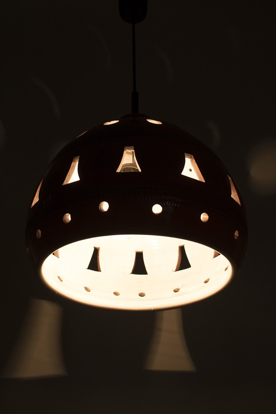 Image 1 of Vintage keramiek hanglamp