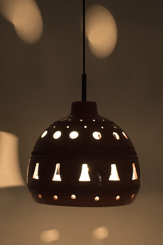 Image 1 of Vintage keramiek hanglamp