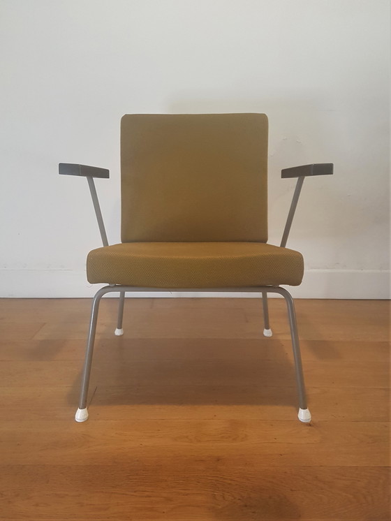 Image 1 of Fauteuil Gispen 1407 van Rietveld uit jaren '50