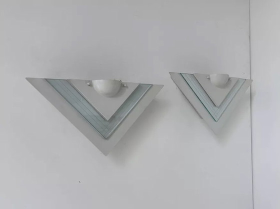 Image 1 of 2X Vintage wandlampen