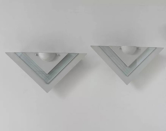 Image 1 of 2X Vintage wandlampen