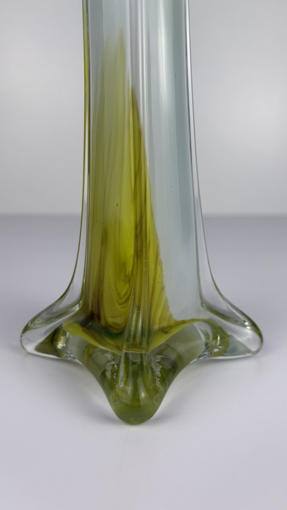 Image 1 of 3 X Vintage Murano Jack In The Pulpit Calla Lily Vazen 