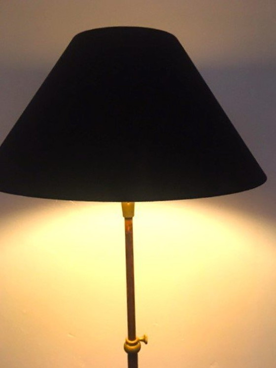 Image 1 of Vloerlamp Met Kap (In Hoogte Verstelbaar).