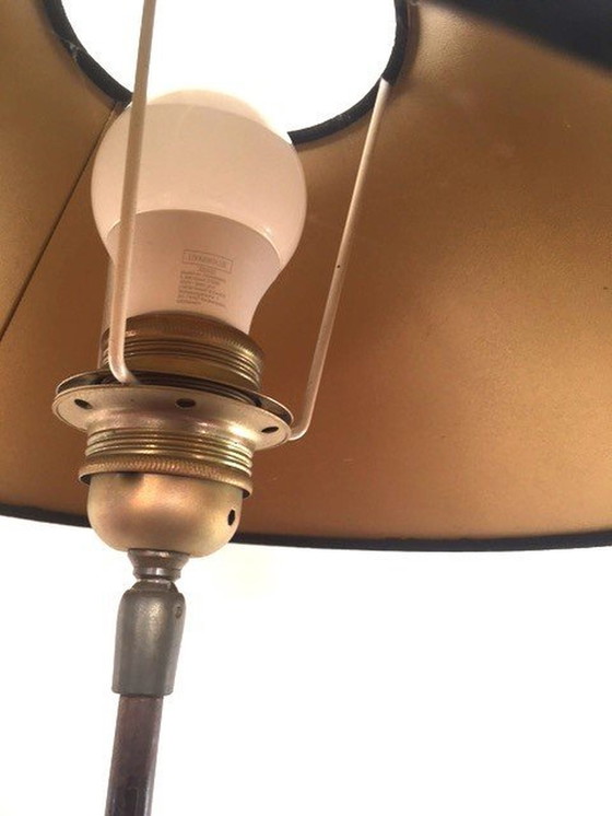 Image 1 of Vloerlamp Met Kap (In Hoogte Verstelbaar).