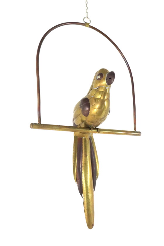 Image 1 of Messing Papagaai Attr. Sergio Bustamante